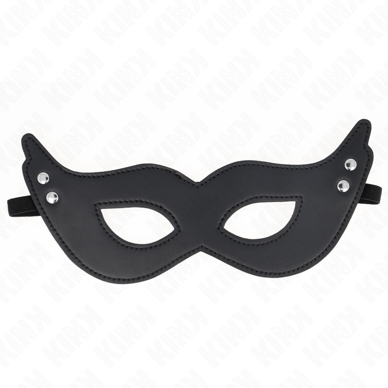 KINK - LEATHERETTE MASK WITH RIVETS MODEL 1 26 x 8 CM - Toys "n" Us
