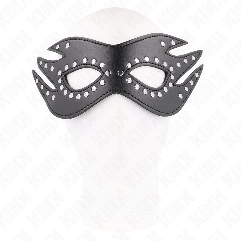 KINK - LEATHERETTE MASK WITH RIVETS MODEL 3 26 x 9.5 CM - Toys "n" Us