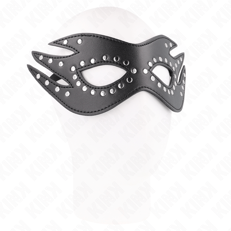 KINK - LEATHERETTE MASK WITH RIVETS MODEL 3 26 x 9.5 CM - Toys "n" Us