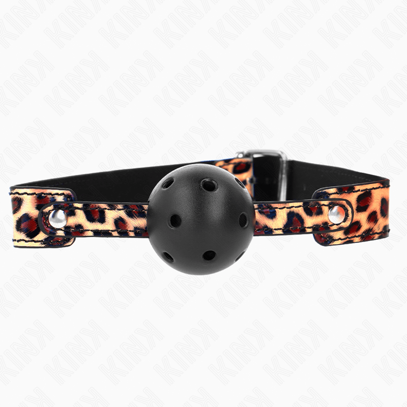 KINK - LEOPARD BREATHABLE BALL 4.5 CM GAG 65 x 2.5 CM - Toys "n" Us