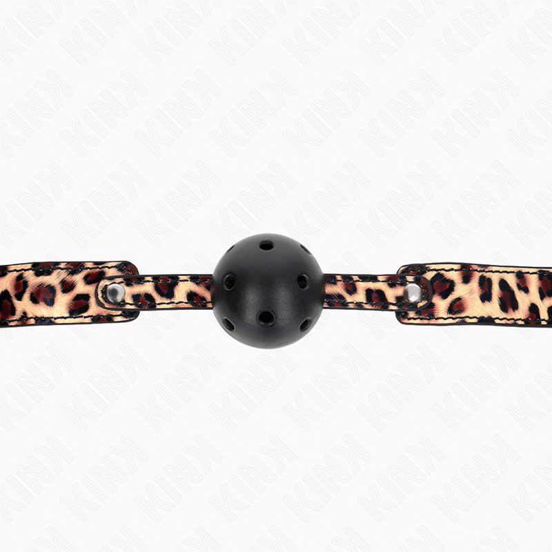 KINK - LEOPARD BREATHABLE BALL 4.5 CM GAG 65 x 2.5 CM - Toys "n" Us
