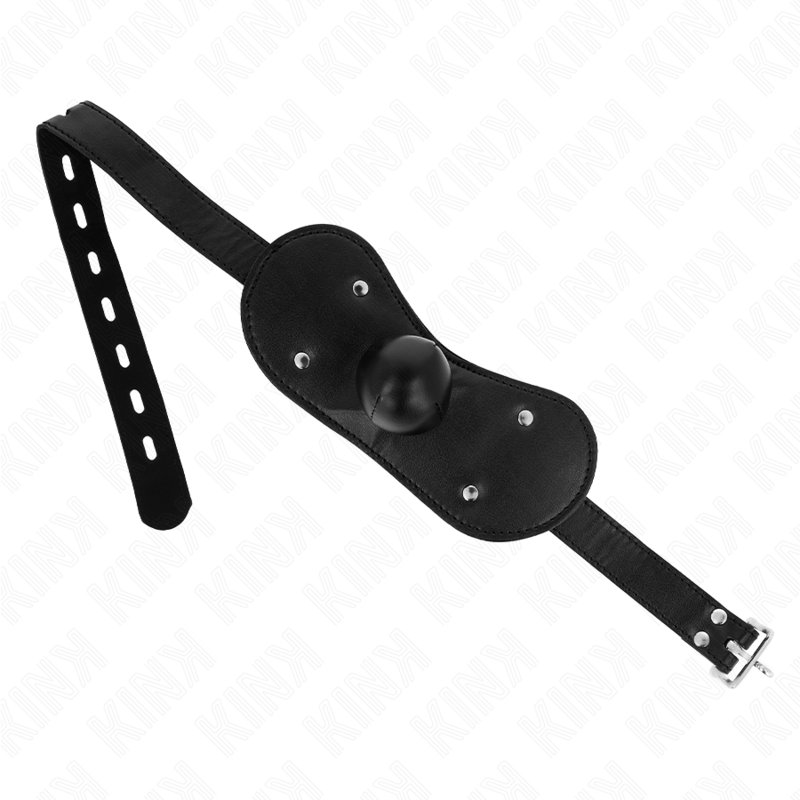 KINK - MÁSCARA BOCA BALL GAG COM FECHADURA AJUSTÁVEL 42 - 60 CM - Toys "n" Us
