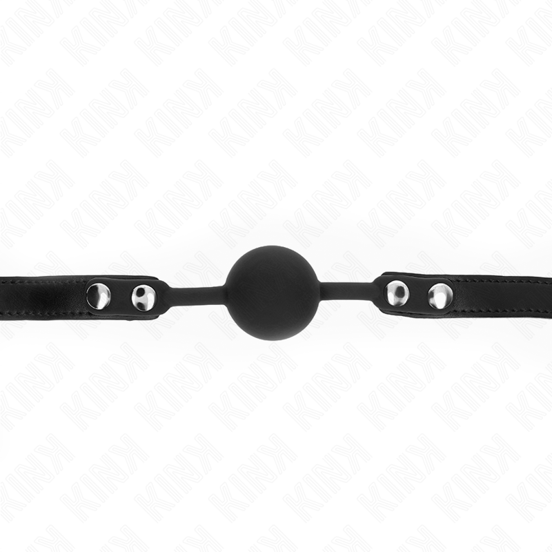 KINK - MODEL 1 SILICONE BALL 4 CM GAG WITH LOCK 60 x 2 CM - Toys "n" Us