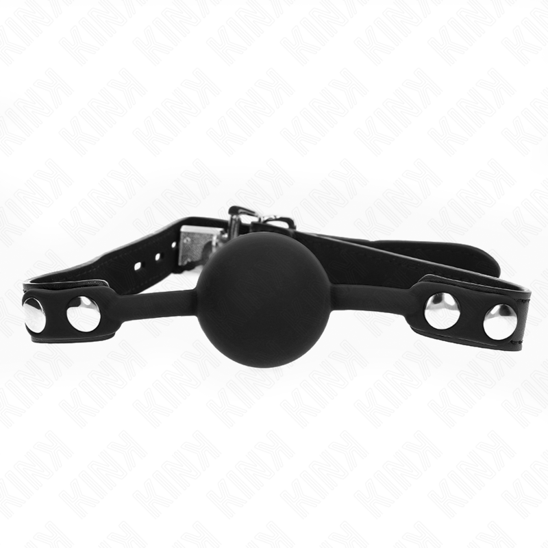 KINK - MODEL 1 SILICONE BALL 4 CM GAG WITH LOCK 60 x 2 CM - Toys "n" Us