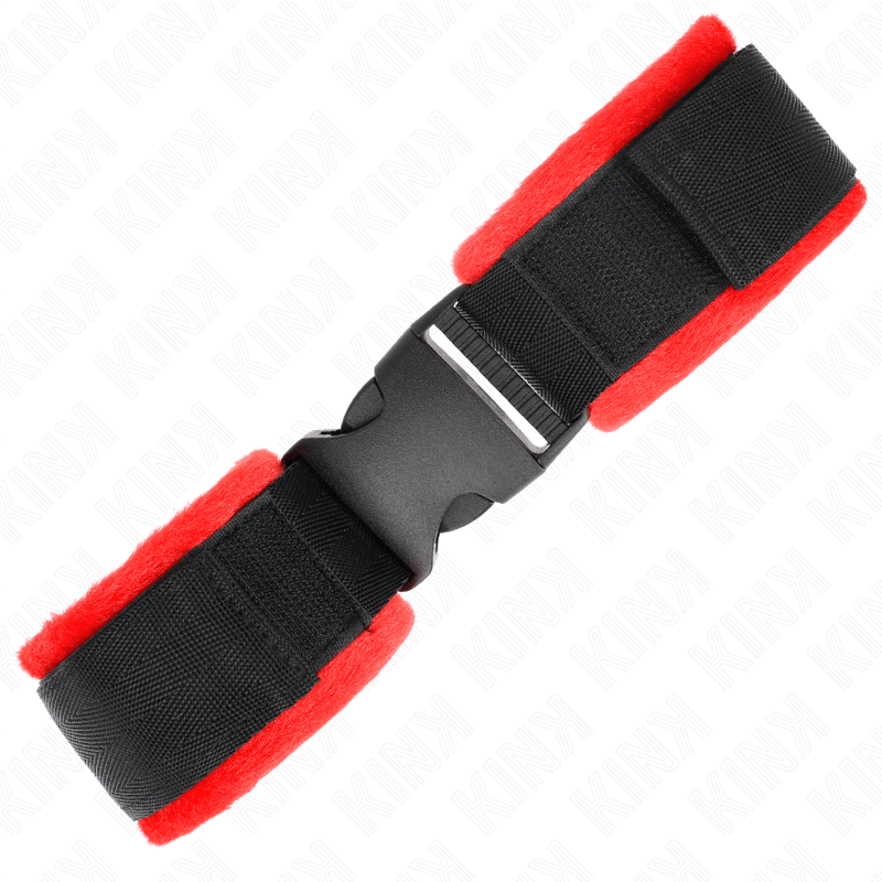 KINK - NYLON BIND HOOK&LOOP WRIST RESTRAINTS BLACK MODEL 1 AJDUSTABLE 25 - 35 CM X 6 CM - Toys "n" Us