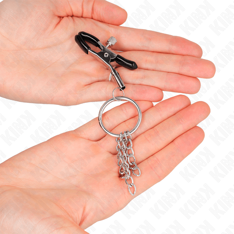 KINK - O RING NIPPLE CLAMP AND LITTLE CHAIN SILVER 6 CM - Toys "n" Us