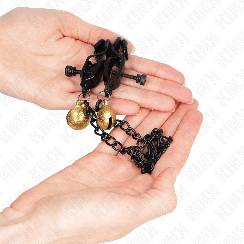 KINK - PINÇAS DE CADEIA PLANA E SINO PRATA 30 CM - Toys "n" Us