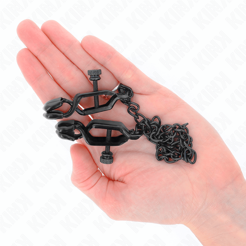 KINK - PINÇAS DE CORRENTE PLANA PRETAS 30 CM - Toys "n" Us