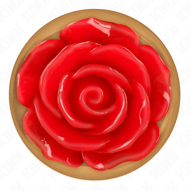 KINK - PINK GOLD ANAL PLUG WITH RED ROSE M - Toys "n" Us