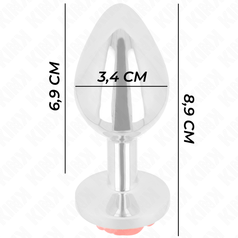 KINK - PLUG ANAL ROSE RED SIZE M - Toys "n" Us