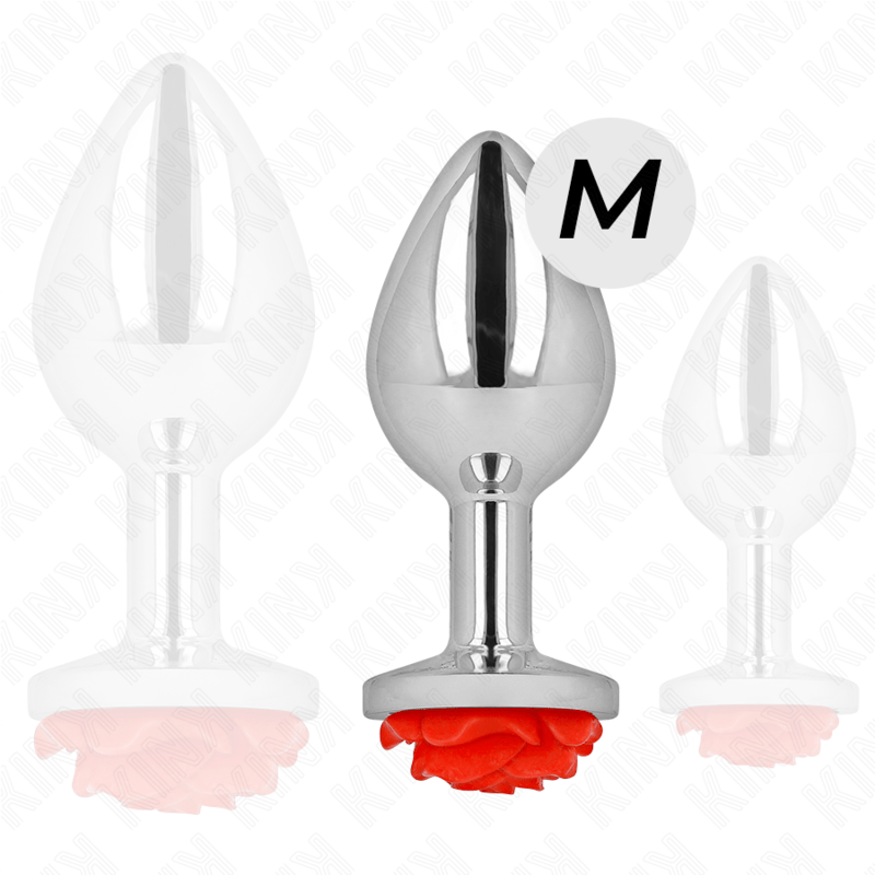 KINK - PLUG ANAL ROSE RED SIZE M - Toys "n" Us