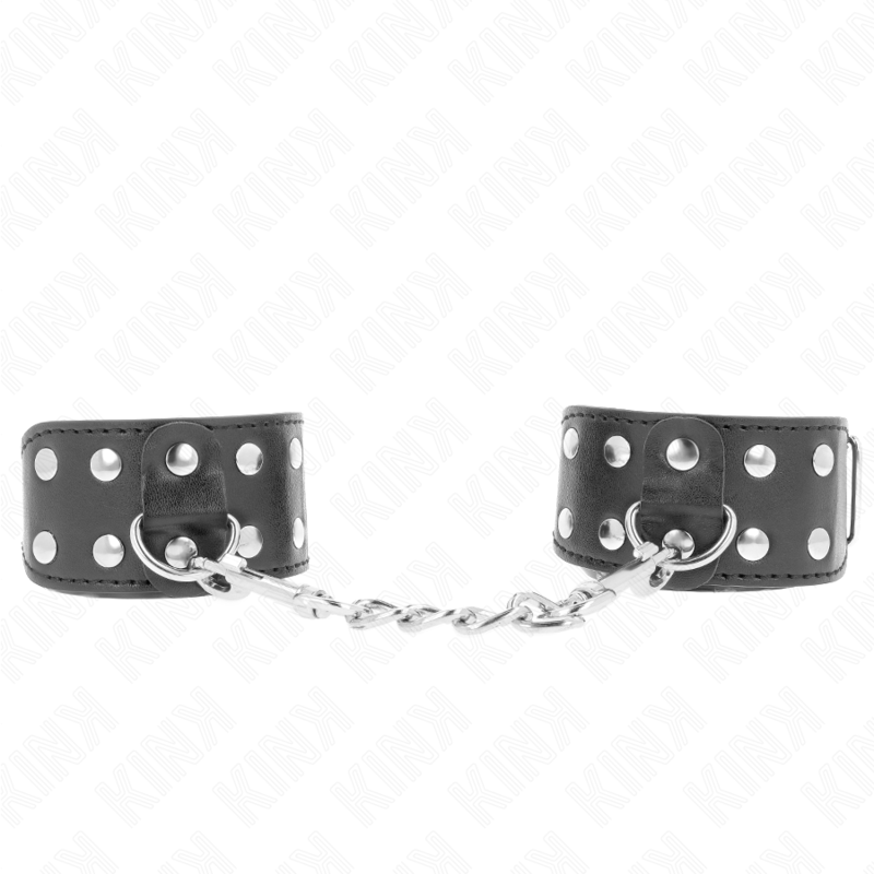KINK - PULSEIRAS COM LINHA DUPLA DE PREGOS AJUSTÁVEIS PRETOS - Toys "n" Us