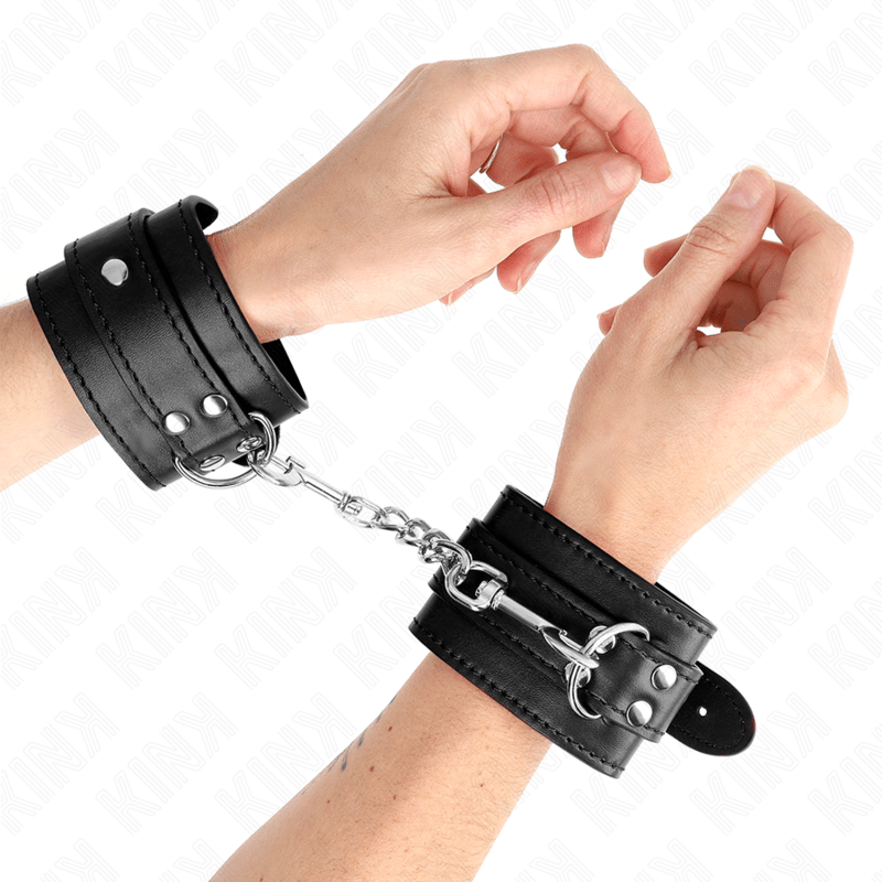 KINK - PULSO SIMPLES PRETO AJUSTÁVEL 20 - 23 CM X 5,5 CM - Toys "n" Us