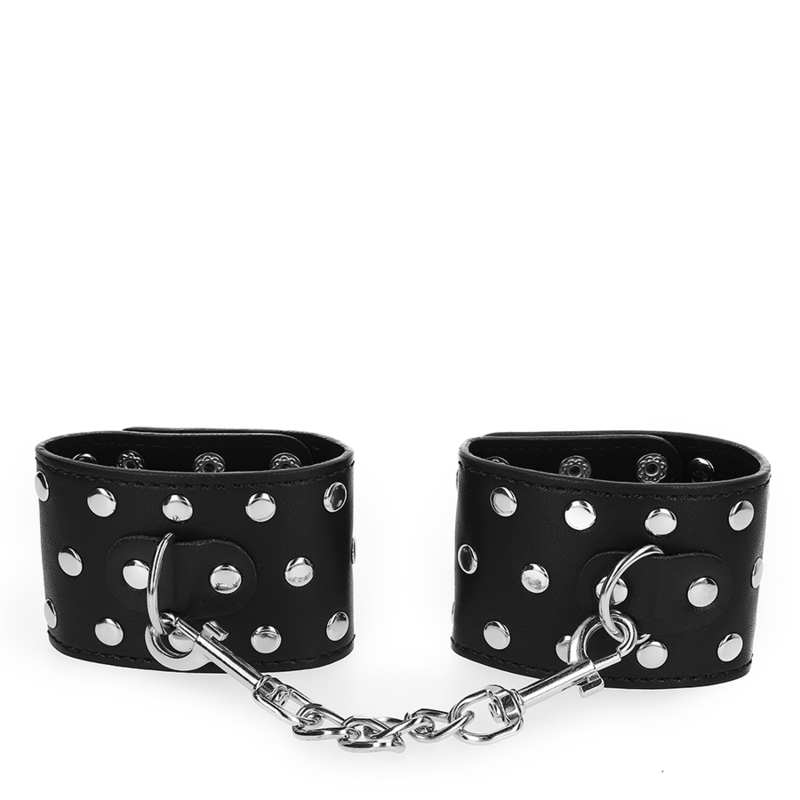 KINK - RETENÇÕES DE PULSO COM SNAP FASTEN COMPLETO DE REBITES PRETOS AJUSTÁVEIS 19 - 24 CM X 5,5 CM - Toys "n" Us