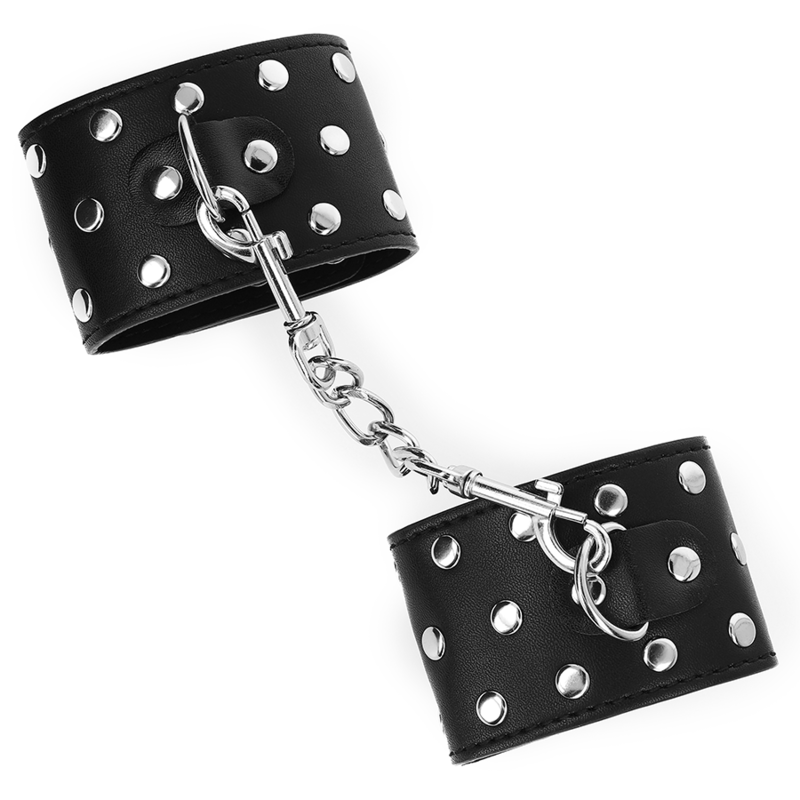 KINK - RETENÇÕES DE PULSO COM SNAP FASTEN COMPLETO DE REBITES PRETOS AJUSTÁVEIS 19 - 24 CM X 5,5 CM - Toys "n" Us