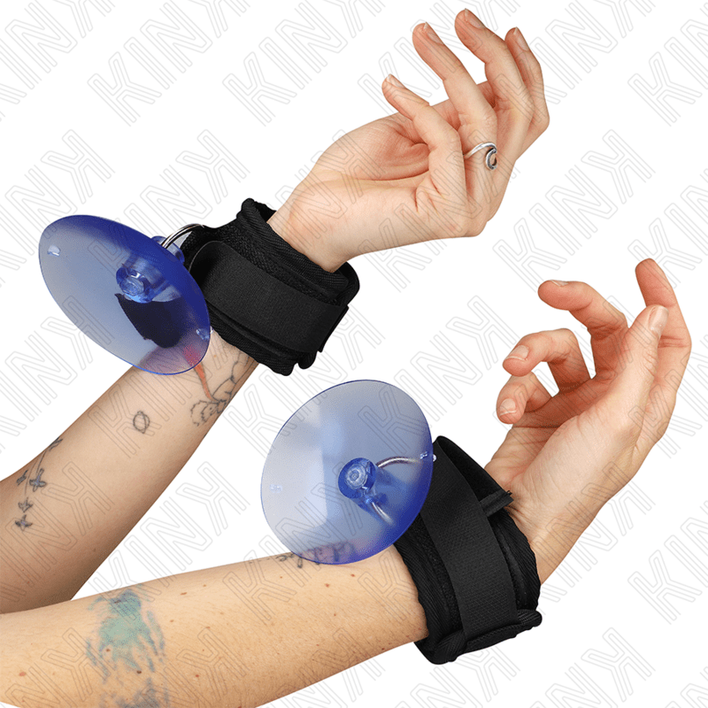 KINK - SUCTION CUP WRIST RESTRAINTS BLACK 29 - 40 CM X 5 CM - Toys "n" Us