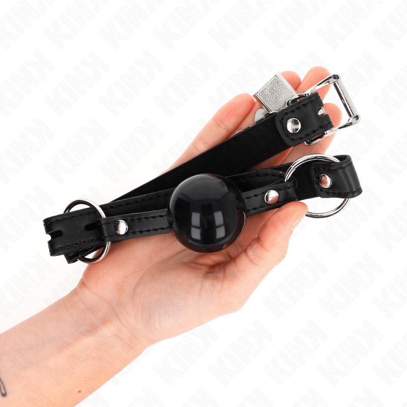 KINK - TPE BALL 4 CM GAG WITH BLACK LOCK 60 x 2 CM - Toys "n" Us