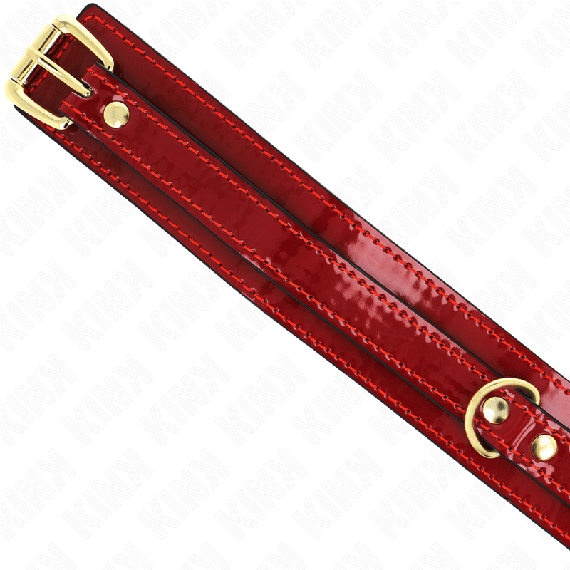 KINK - WINE RED ADJUSTABLE NECKLACE WITH GOLDEN DETAILS 29 - 42.5 CM X 4 CM - Toys "n" Us