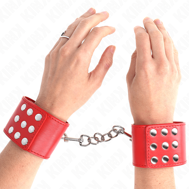 KINK - WRIST RESTRAINTS WITH SNAP FASTEN RED ADJUSTABLE 19 - 24 CM X 5.5 CM - Toys "n" Us
