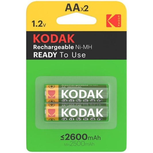 KODAK - HR6 AA 2600mAh RECHARGEABLE BATTERY BLISTER*2 - Toys "n" Us