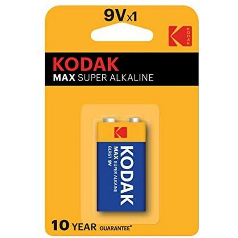 KODAK - MAX ALKALINE BATTERY 9V LR61 - Toys "n" Us