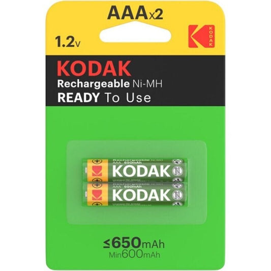 KODAK - RECHARGEABLE BATTERY HR03 AAA 650mAh BLISTER*2 - Toys "n" Us