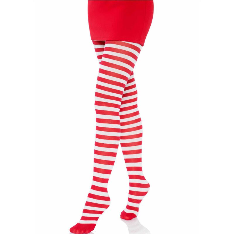 LEG AVENUE - CALAS LISTRADAS BRANCA/VERMELHA - Toys "n" Us