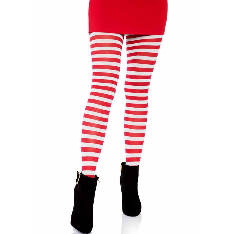 LEG AVENUE - CALAS LISTRADAS BRANCA/VERMELHA - Toys "n" Us