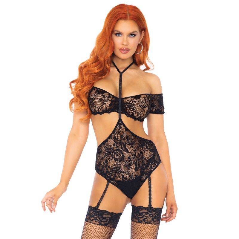 LEG AVENUE - CONJUNTO DUAS PEÇAS TOP & TEDDY S/M - Toys "n" Us