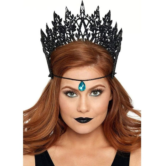 LEG AVENUE - CROWN WITH GLITTER AND JEWEL BLACK - Toys "n" Us