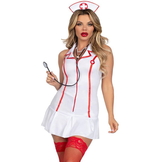 LEG AVENUE - HEAD NURSE COSTUME WHITE M/L - Toys "n" Us