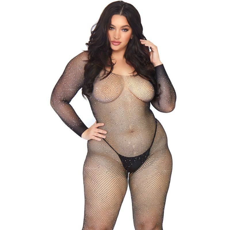 LEG AVENUE - MEIA CORPORAL CRISTALIZADA 1X - 2X - Toys "n" Us