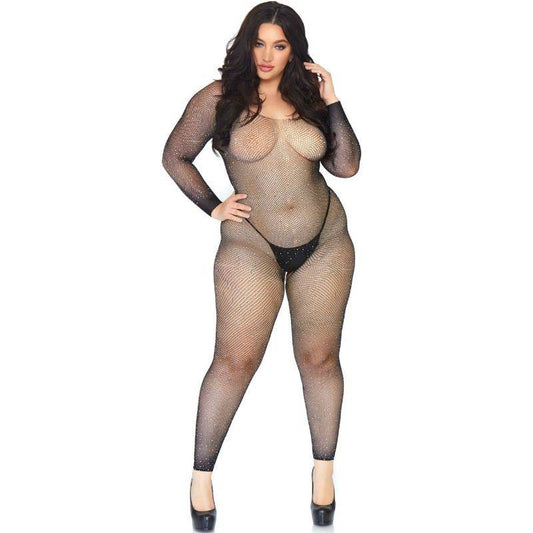LEG AVENUE - MEIA CORPORAL CRISTALIZADA 1X - 2X - Toys "n" Us