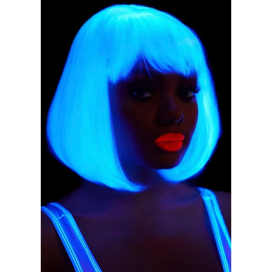 LEG AVENUE - PHOSPHORESCENT BOB CUT WIG WHITE - Toys "n" Us