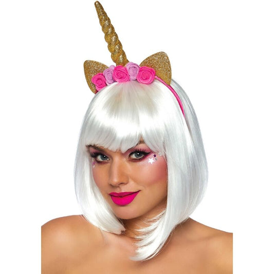 LEG AVENUE - UNICORN FLOWER HEADBAND GOLD - Toys "n" Us