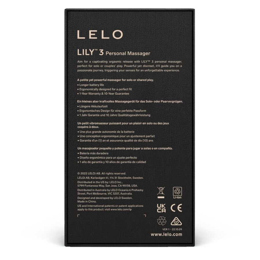 LELO - LILY 3 PERSONAL MASSAGER - PURPLE - Toys "n" Us