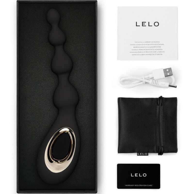 LELO - SORAYA BEADS BLACK ANAL MASSAGER - Toys "n" Us