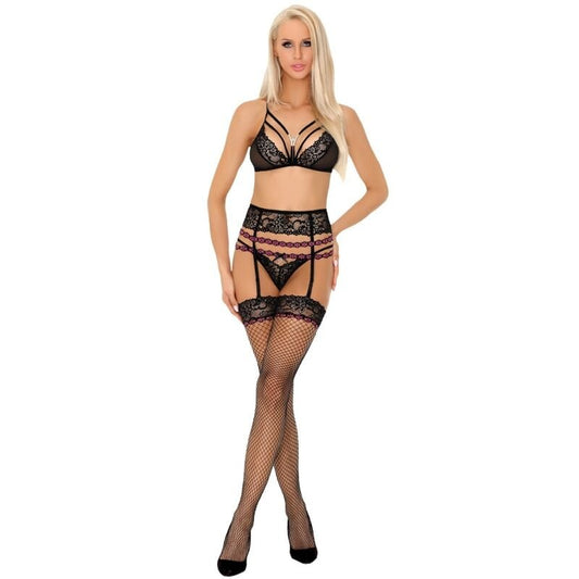 LIVCO CORSETTI FASHION - SNEHANA LC 90443 SUTI + CINTA LIGA + CALCINHA PRETA - Toys "n" Us