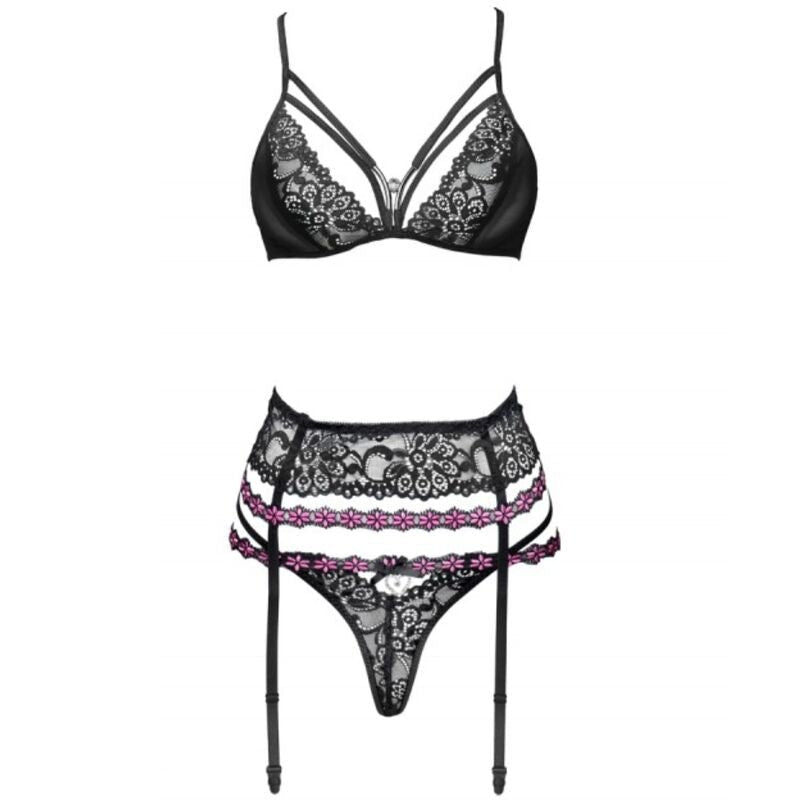 LIVCO CORSETTI FASHION - SNEHANA LC 90443 SUTI + CINTA LIGA + CALCINHA PRETA - Toys "n" Us