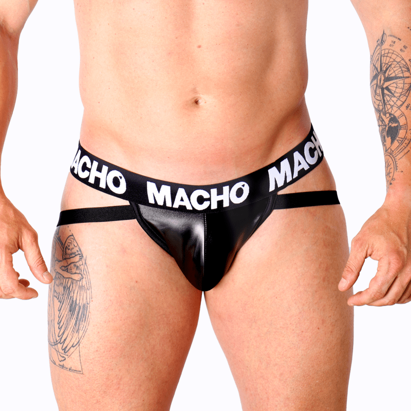 MACHO - MX25NC JOCK BLACK LEATHER XL - Toys "n" Us