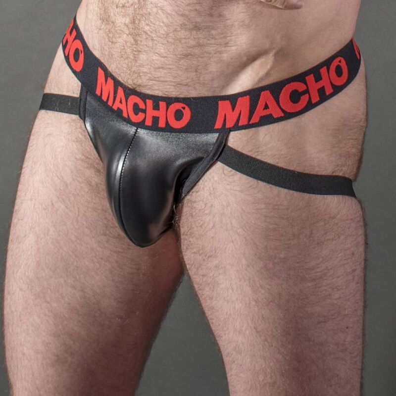 MACHO - MX25RC JOCK RED LEATHER XL - Toys "n" Us