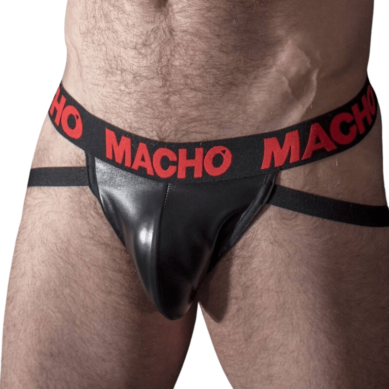 MACHO - MX25RC JOCK RED LEATHER XL - Toys "n" Us