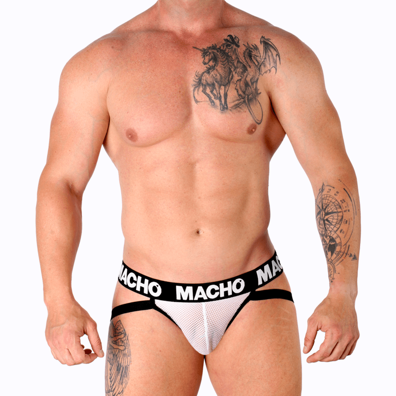 MACHO - MX26X1 JOCK GRID WHITE XL - Toys "n" Us