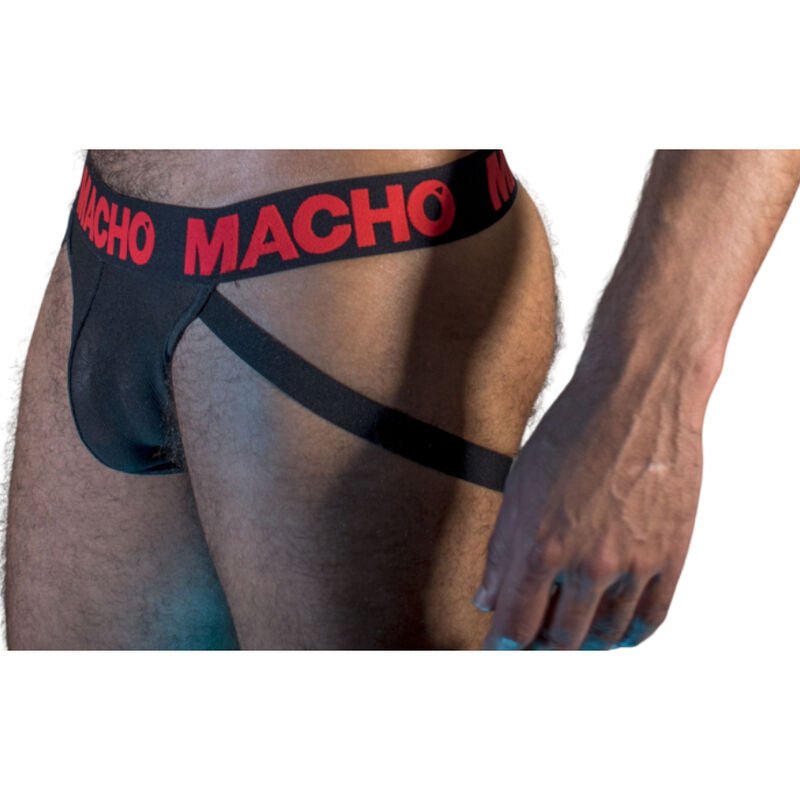 MACHO - MX26X2 JOCK BLACK/RED XL - Toys "n" Us