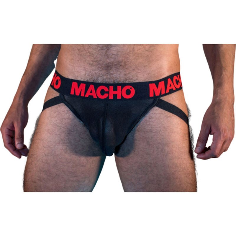 MACHO - MX26X2 JOCK BLACK/RED XL - Toys "n" Us
