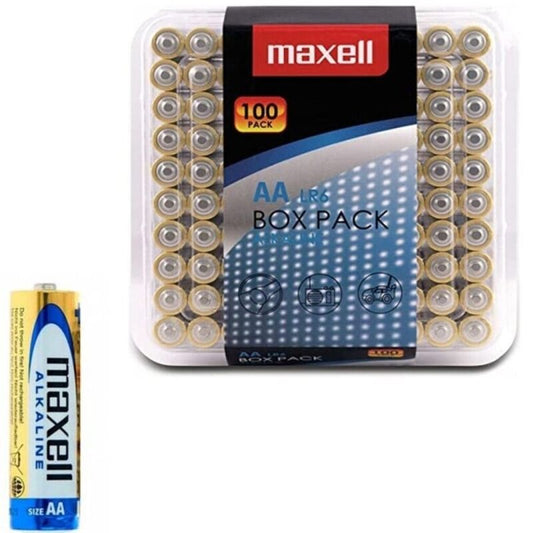 MAXELL - ALKALINE BATTERY AA LR6 PACK*100 BATTERIES - Toys "n" Us