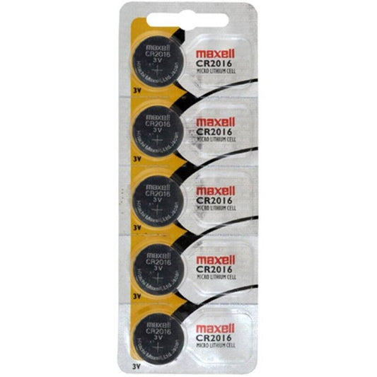 MAXELL - CR2016 3V LITHIUM BUTTON CELL BLISTER*5 - Toys "n" Us