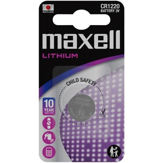 MAXELL - LITHIUM BUTTON BATTERY CR1220 3V BLISTER*1 - Toys "n" Us