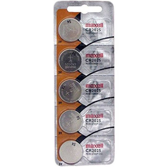 MAXELL - LITHIUM BUTTON BATTERY CR2025 3V BLISTER*5 - Toys "n" Us