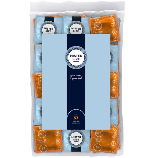 MISTER SIZE - CONDOM SIZE L 57 MM (100 UNITS) - Toys "n" Us